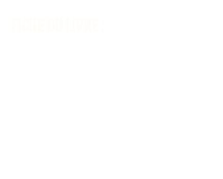 FICHE DU LIVRE : 
Septembre 2021
Auteur : Abdellatif CHAOUITE
Titre : Chaleur Patio de mémoire
Couverture : Photo de Salah Oudahar
Conception graphique : ART GRAPHISME
276 pages 22 €
ISBN : 978-2-917486757


COMMANDER

